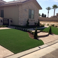 Artificial Turf Installation Wildwood, Florida Paver Patio, Front Yard