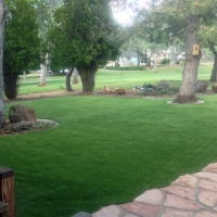 Fake Grass Ocoee, Florida Paver Patio, Small Front Yard Landscaping