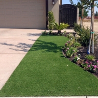 Installing Artificial Grass Jacksonville, Florida Landscaping, Front Yard