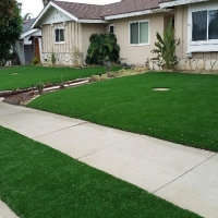 Installing Artificial Grass Paisley, Florida Landscaping, Small Front Yard Landscaping