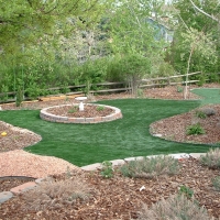 Plastic Grass New Smyrna Beach, Florida Garden Ideas, Beautiful Backyards