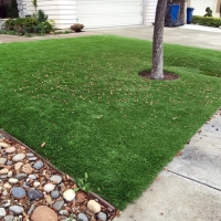 Synthetic Grass Cost Branford, Florida Landscape Design, Front Yard