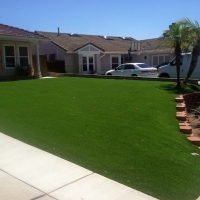 Synthetic Grass Cost Montverde, Florida City Landscape, Front Yard