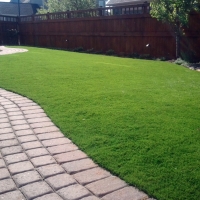 Synthetic Grass East Bronson, Florida Backyard Deck Ideas, Backyard Makeover