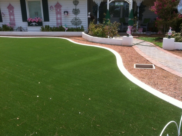 Best Artificial Grass Daytona Beach Shores, Florida Lawn And Garden, Front Yard