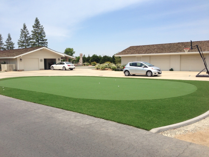 Fake Lawn Ferndale, Florida Home Putting Green, Front Yard Landscaping