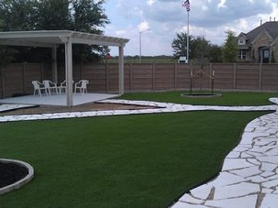 Green Lawn Otter Creek, Florida Paver Patio, Backyard Landscaping