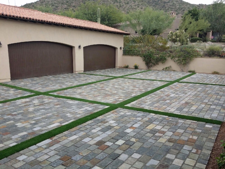 Plastic Grass Umatilla, Florida Backyard Deck Ideas, Front Yard Landscaping