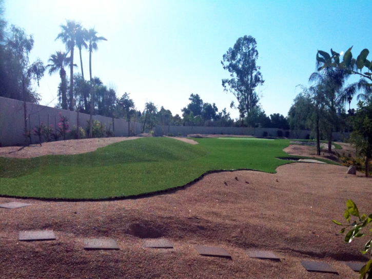 Turf Grass Orlovista, Florida Home Putting Green, Backyard Design